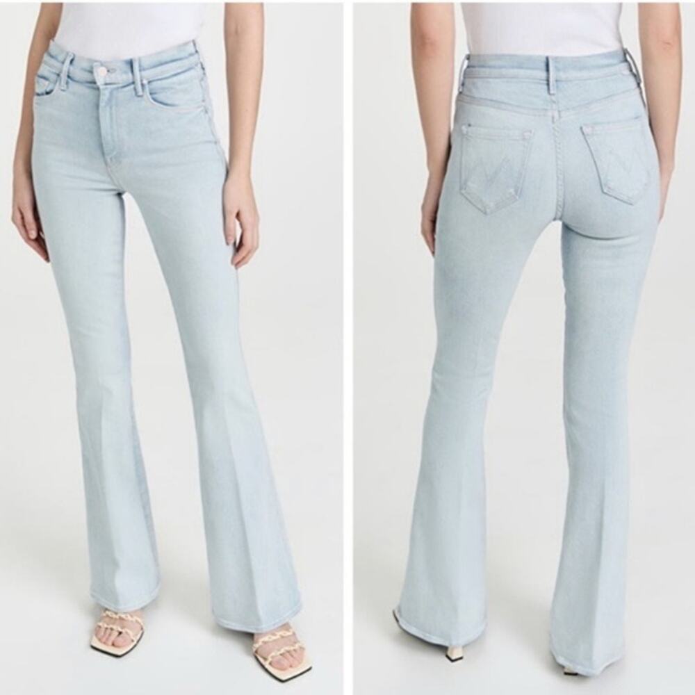 MOTHER The Super Cruiser Double Heel High Rise Flare Jeans Sexico Mex Sz 25